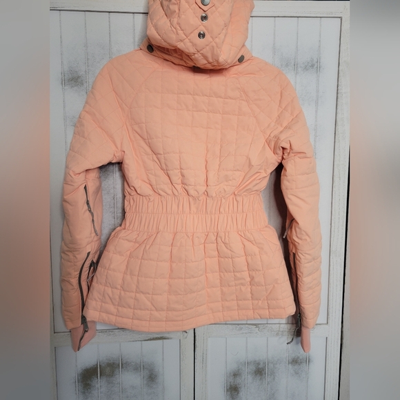 NWOT Free People All Prepped Ski Coat Winter Melon Orange Extra Small - Picture 10 of 14